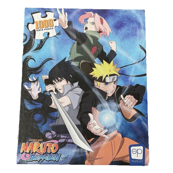 Usaopoly Other - VTG Naruto Shippuden Team Puzzle 1000 piece The OP Usaopoly 19" X 27" Anime